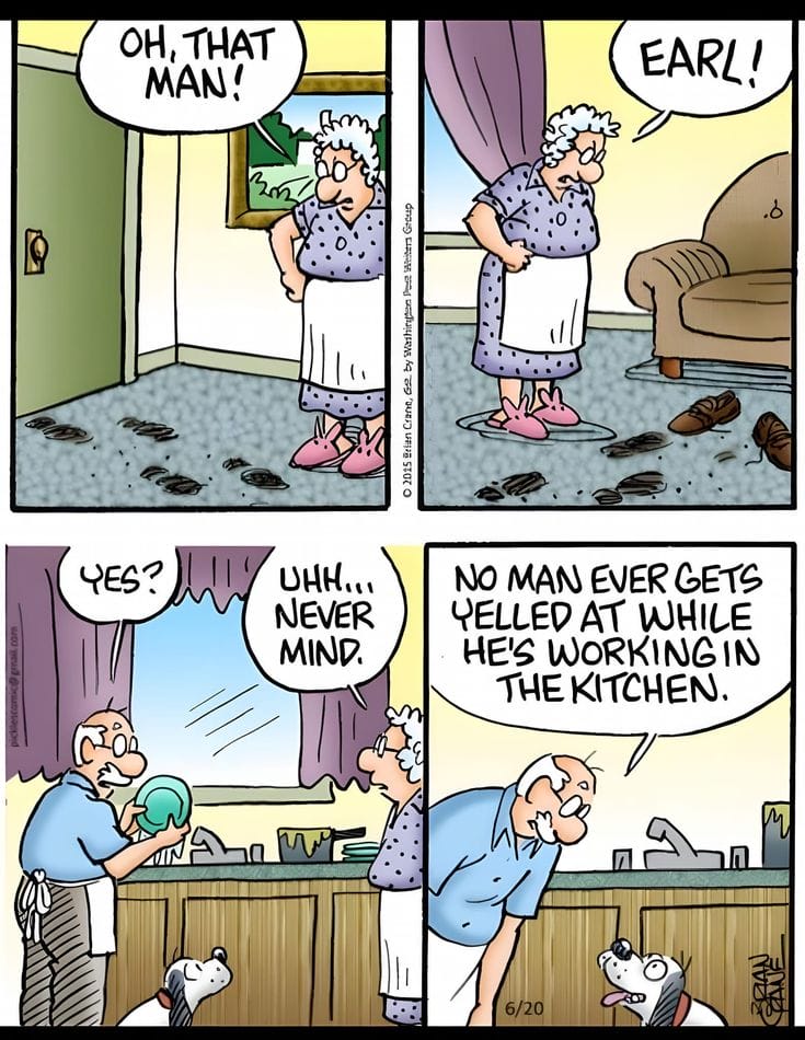 10-98 20 Hilarious and Relatable Humorous Aging Cartoons That Nail Senior Life