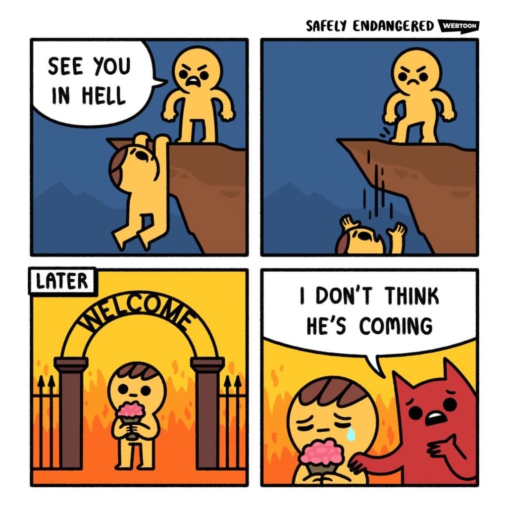 19-11-1024x1024 20 Hilarious Dark Comics From Safely Endangered That’ll Twist Your Humor