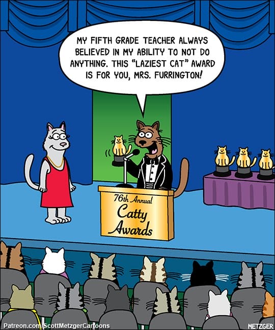 19-58 20 Funny Cat Cartoons by Scott Metzger That Totally Get Cat Life