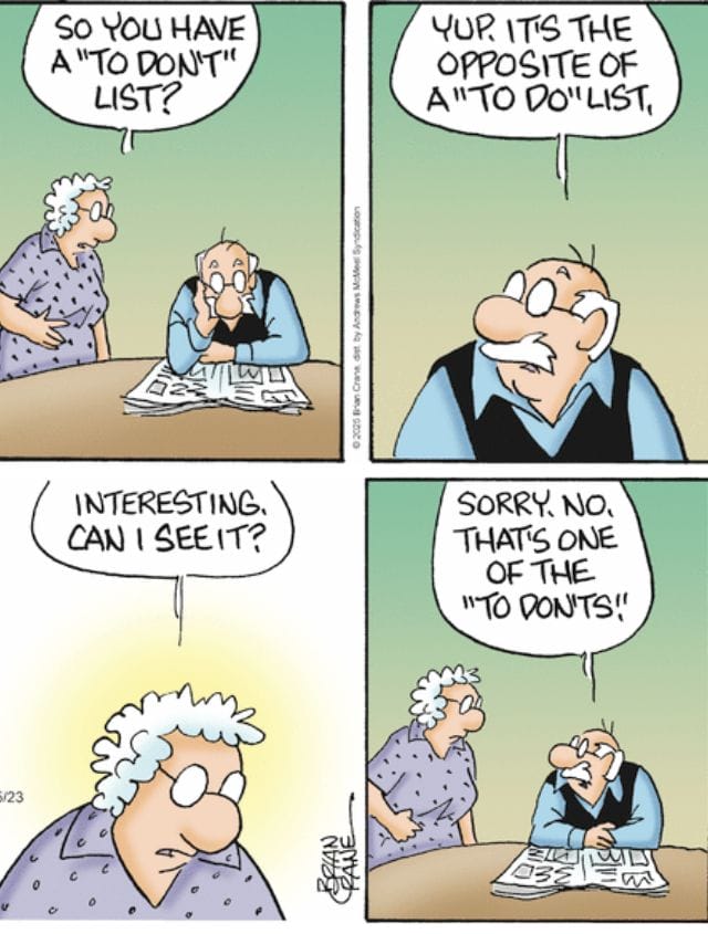 19-71 20 Hilarious and Relatable Humorous Aging Cartoons That Nail Senior Life