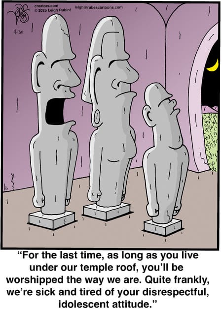 20 20 Hilarious Rubes Cartoons by Leigh Rubin for Fans of Twisted Humor