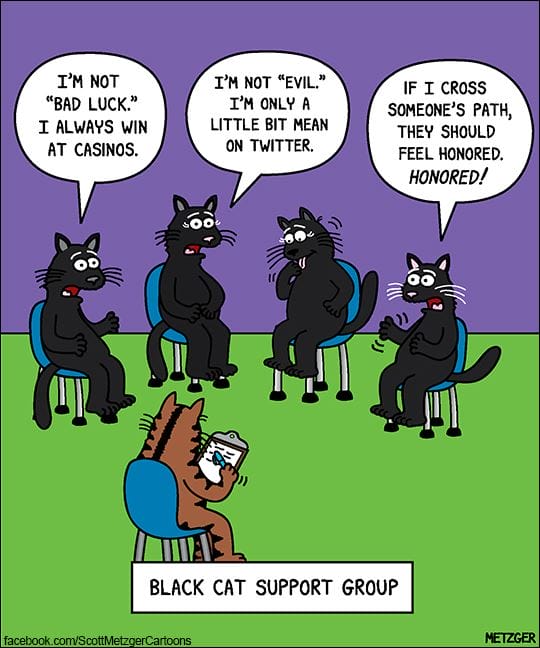 3-80 20 Funny Cat Cartoons by Scott Metzger That Totally Get Cat Life