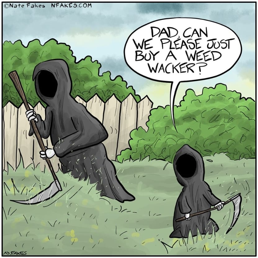 4-20 20 Hilarious One-Panel New Dark Humor Comics by Nate Fakes