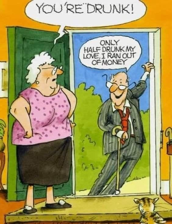6-11 20 Hilarious Old Couple Cartoons That Perfectly Capture Aging Humor