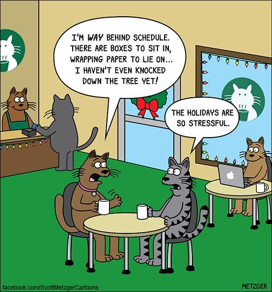 9-82 20 Funny Cat Cartoons by Scott Metzger That Totally Get Cat Life