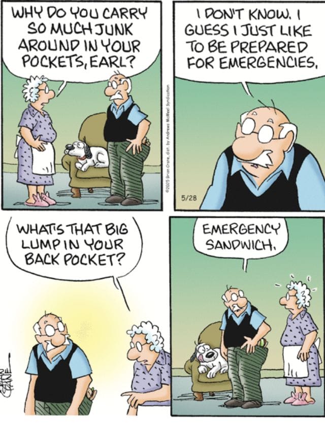 11-10 20 Funny Grandparent Cartoons That Perfectly Capture Aging With Humor