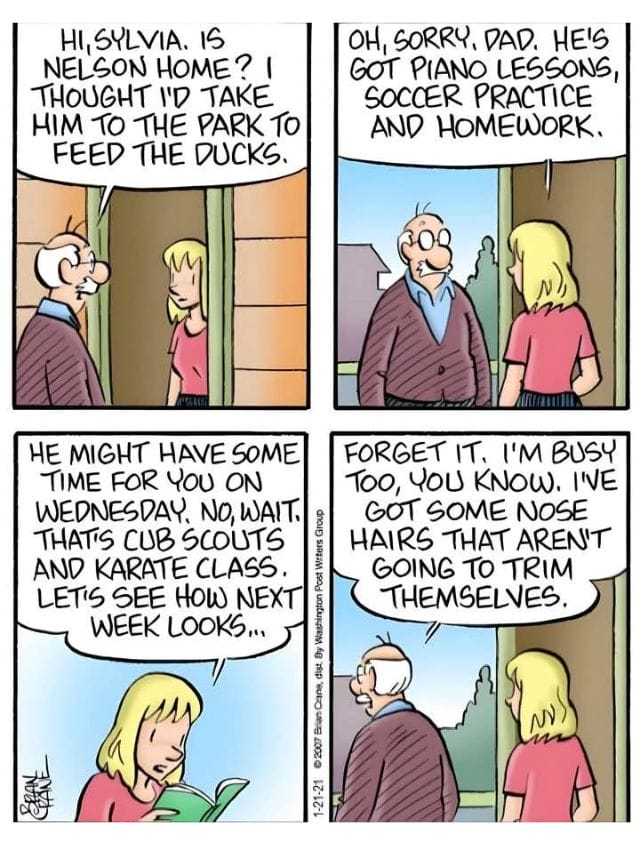 12-11 20 Funny Grandparent Cartoons That Perfectly Capture Aging With Humor