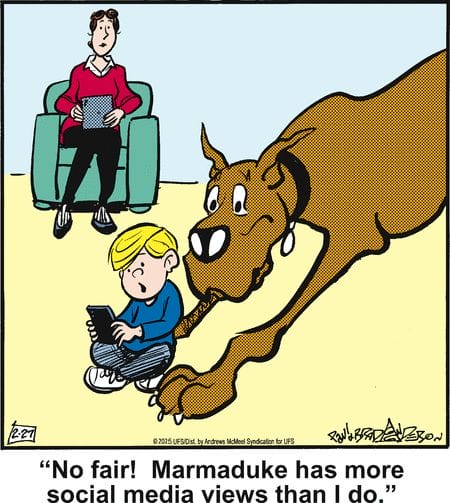 12-44 20 Hilarious Funny Dog Cartoons That Prove Marmaduke Is Top Dog