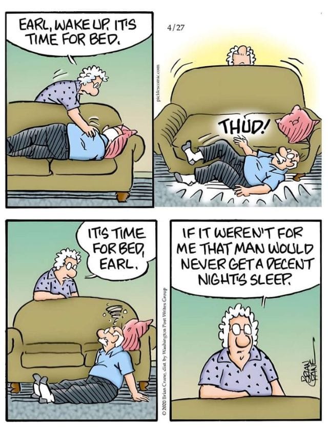 13-12 20 Funny Grandparent Cartoons That Perfectly Capture Aging With Humor
