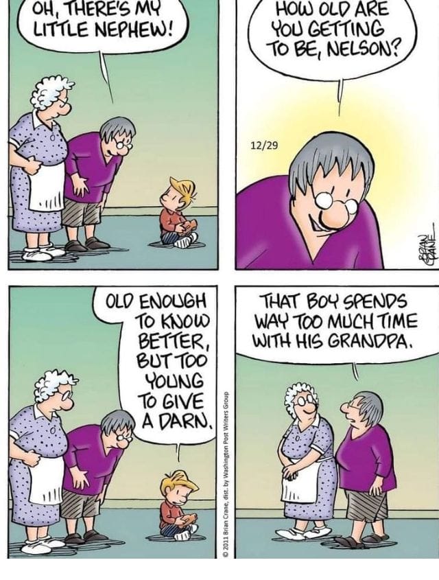 17-12 20 Funny Grandparent Cartoons That Perfectly Capture Aging With Humor