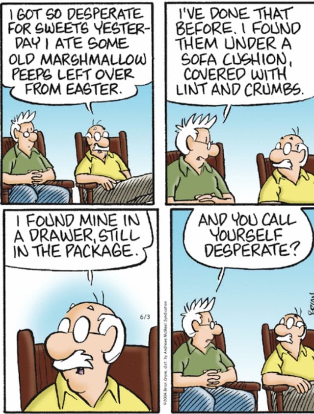 6-10 20 Funny Grandparent Cartoons That Perfectly Capture Aging With Humor