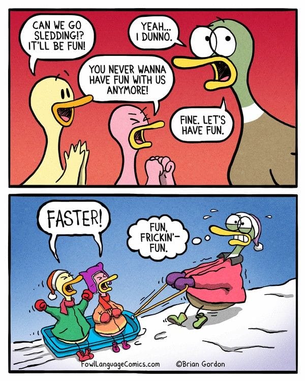 16-1 20 Relatable Parenting Cartoons The Hilarious World of Fowl Language