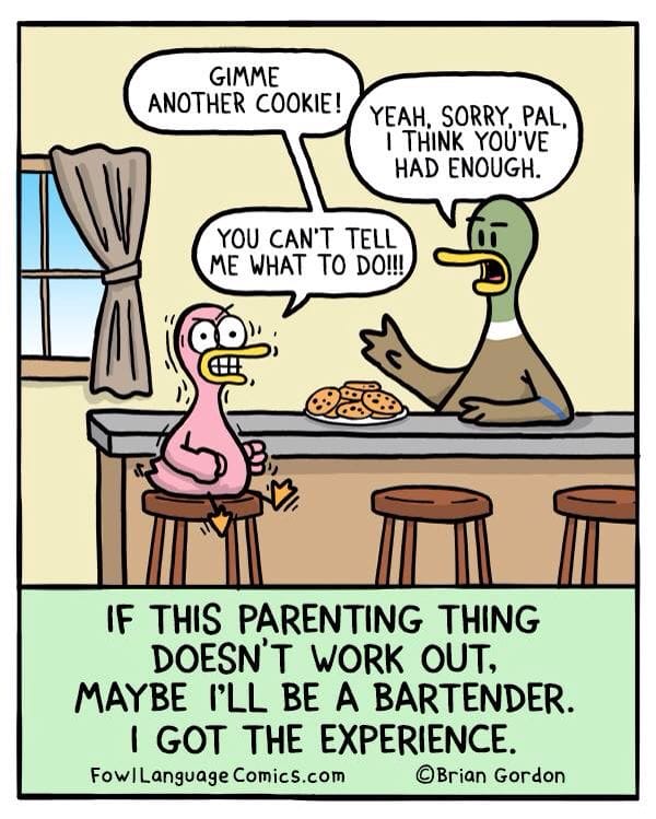 6-1 20 Relatable Parenting Cartoons The Hilarious World of Fowl Language